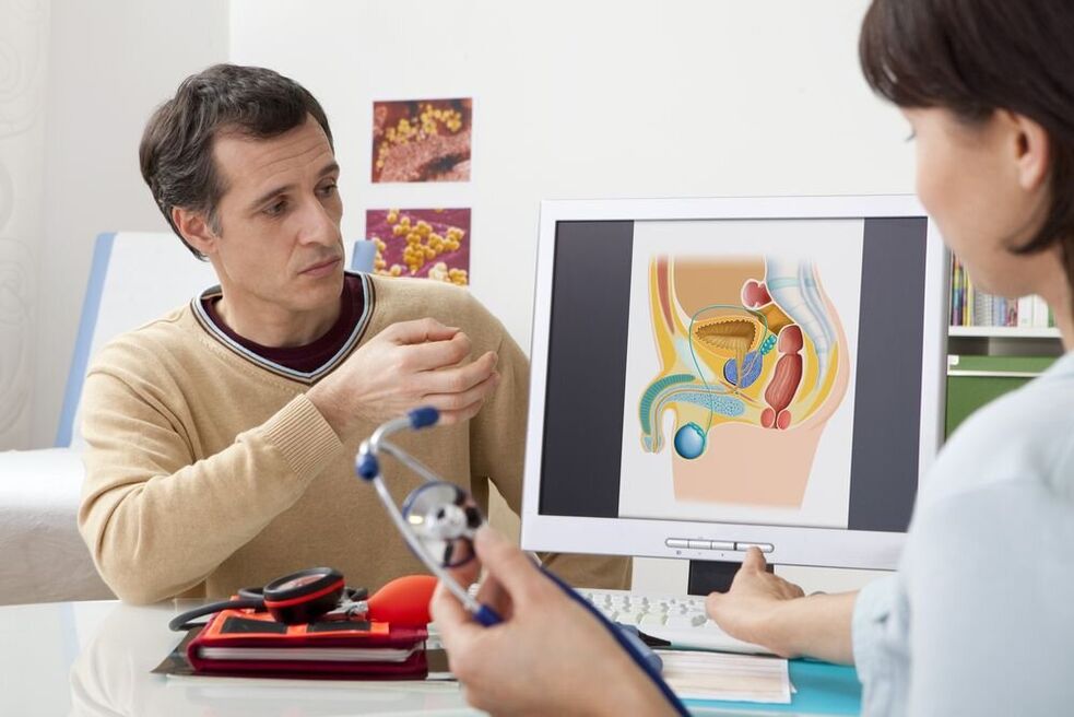 Pour prévenir la prostatite, les hommes ont besoin de contrôles annuels chez un médecin. 