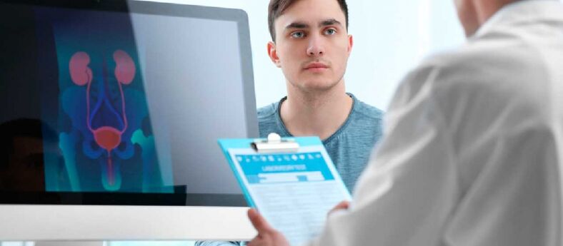 Consultation avec un médecin pour prostatite